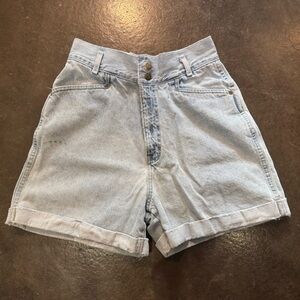 Vintage Westport High Waisted Denim Shorts Size 8 100% Cotton
